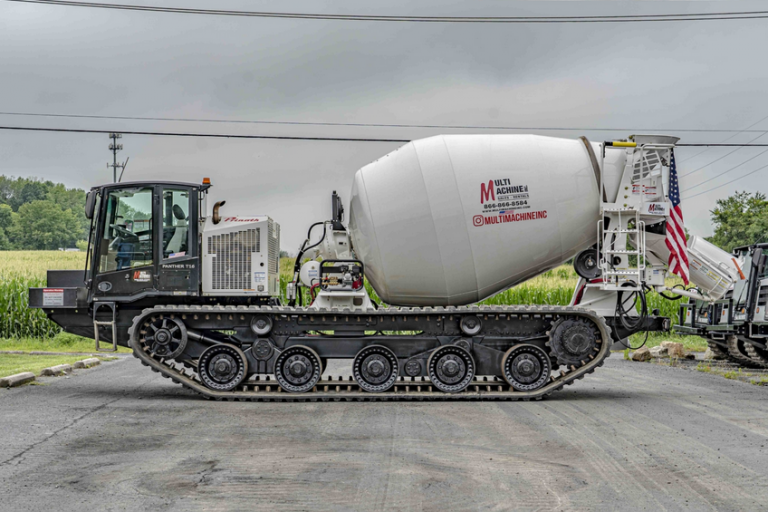 Prinoth introduces tracked concrete mixer for offroad construction