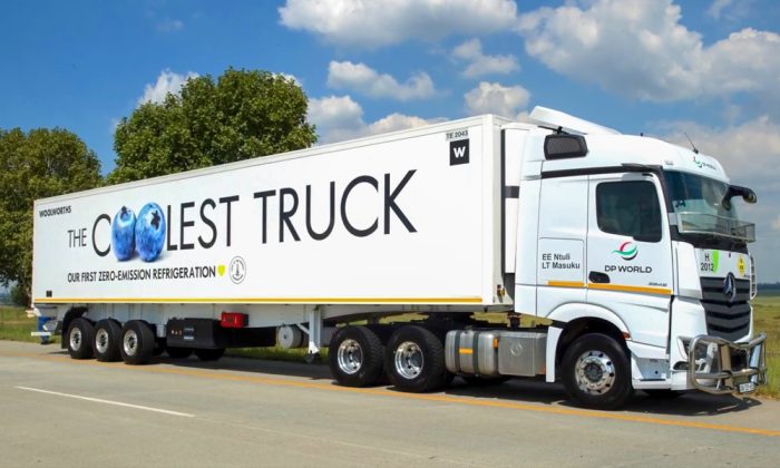 Woolworths and DP World introduce their first refrigerated e-trailer in ...