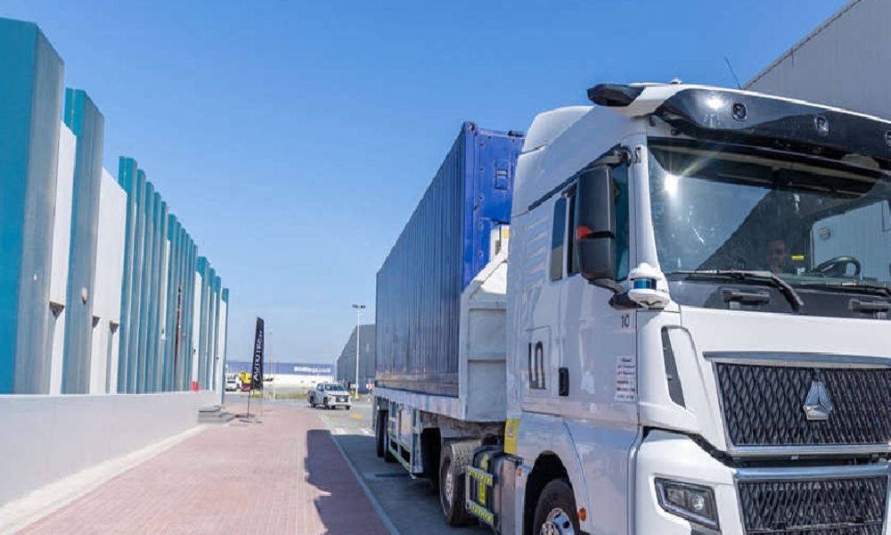 Abu Dhabi autonomous freight trucks KEZAD