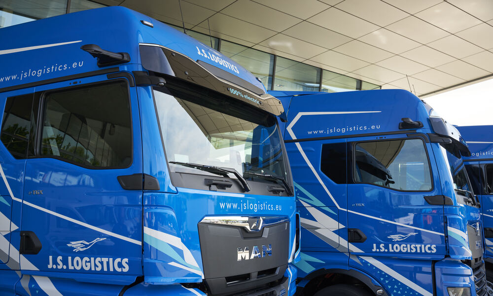 MAN E logistics transport trucks